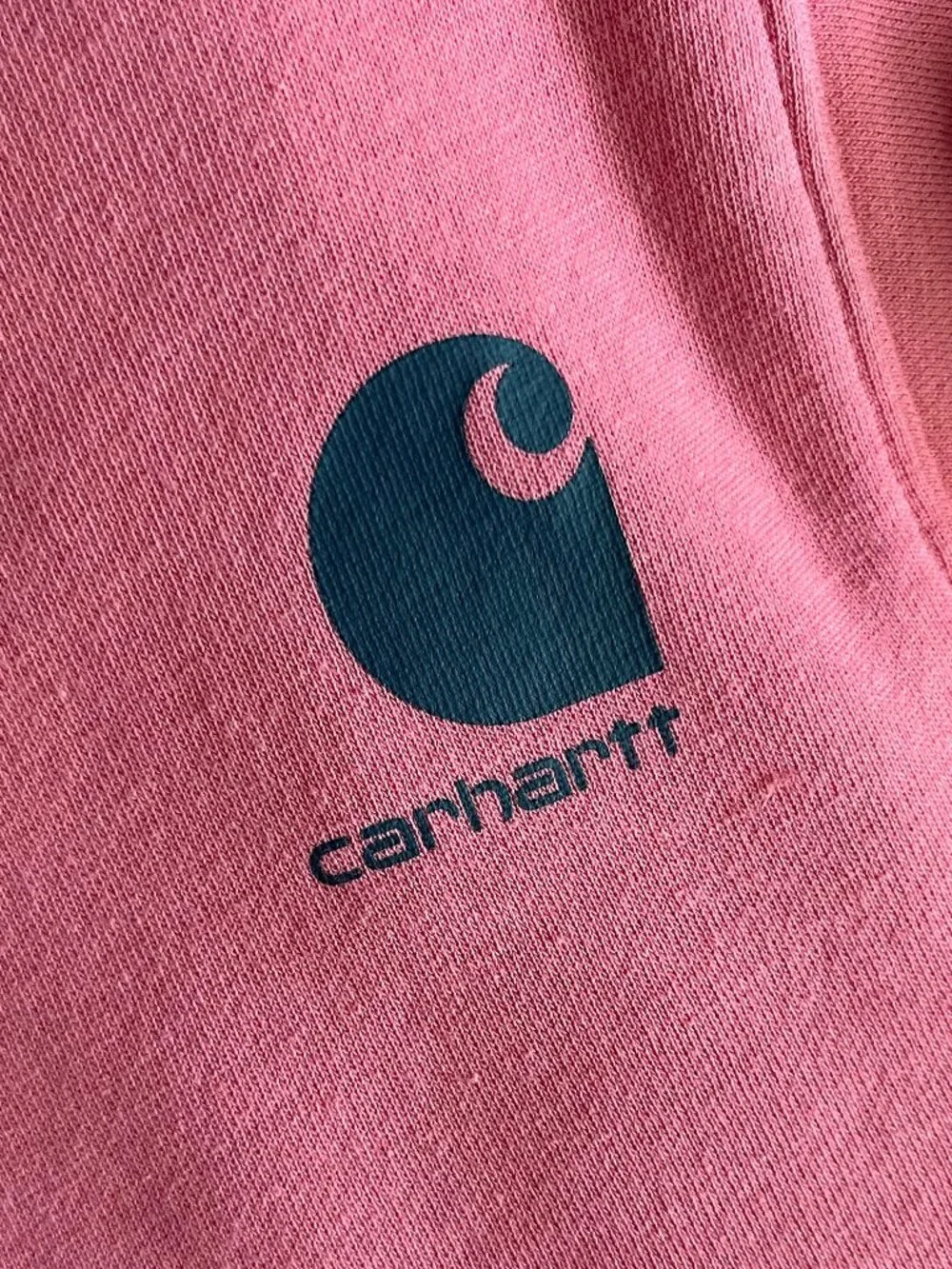 Carhartt pink logo hoodie 6X